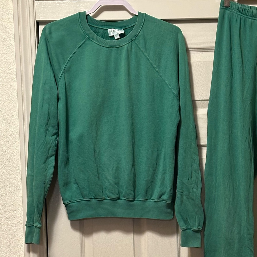 All the Babies Green SET Sweatshirt + Pants - Picture 5 of 8